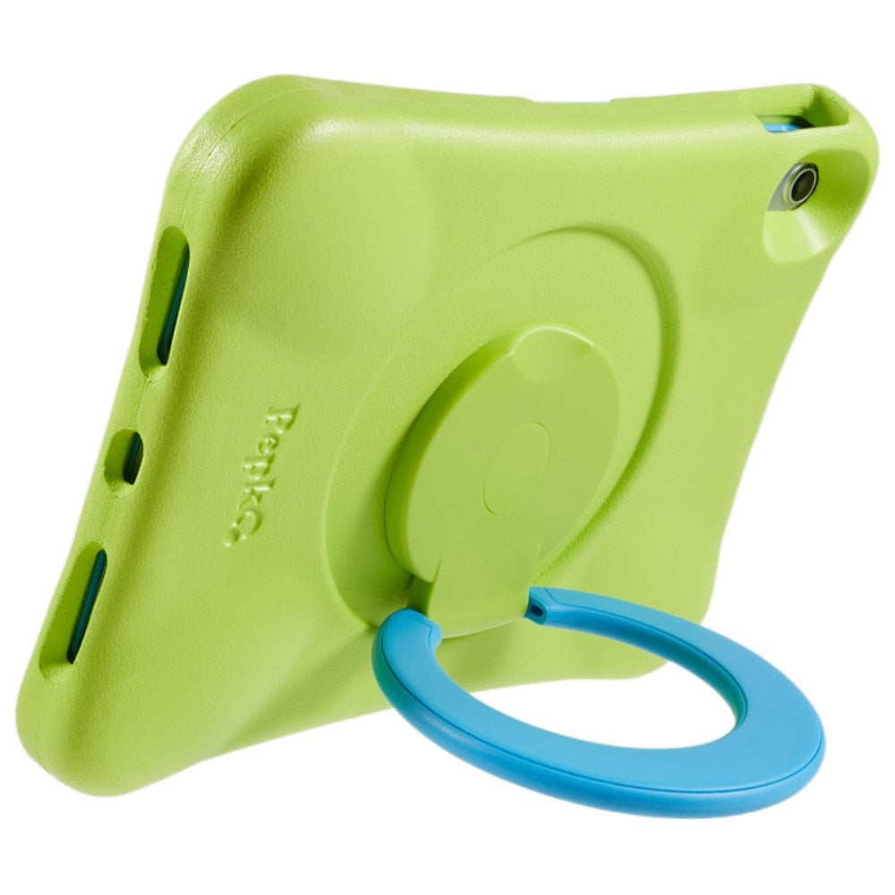 EIDERWOOD iPad 11" (2025) / 10.9" (2024 / 2022) Kids Case with Stand Function - Light Green / Blue