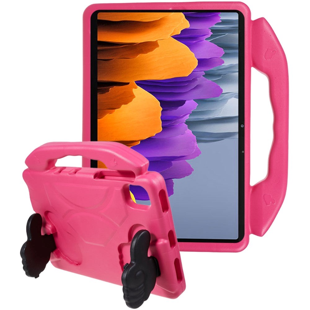 Samsung Galaxy Tab S9 / S8 / S7 / Xiaomi Pad 5 Kids Case - Thumb Kickstand Case - Pink