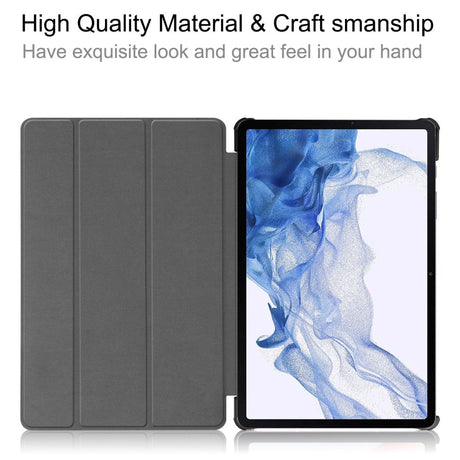 Samsung Galaxy Tab S9 Imitation Leather Flip Case - Don't Touch Me