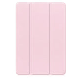 Samsung Galaxy Tab S9+ (Plus) Magnetic Tri-Fold Leather Case w. Stand - Pink