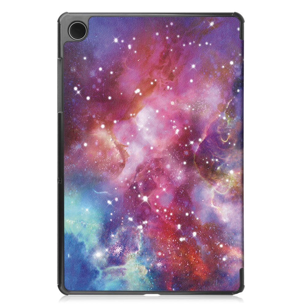 Samsung Galaxy Tab A9 Tri-Fold PU Flip Case - Galaxy