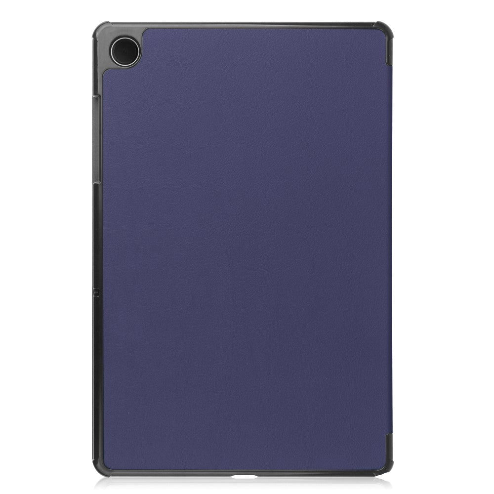 Samsung Galaxy Tab A9 Tri-Fold Leather Case w. Stand - Dark Blue