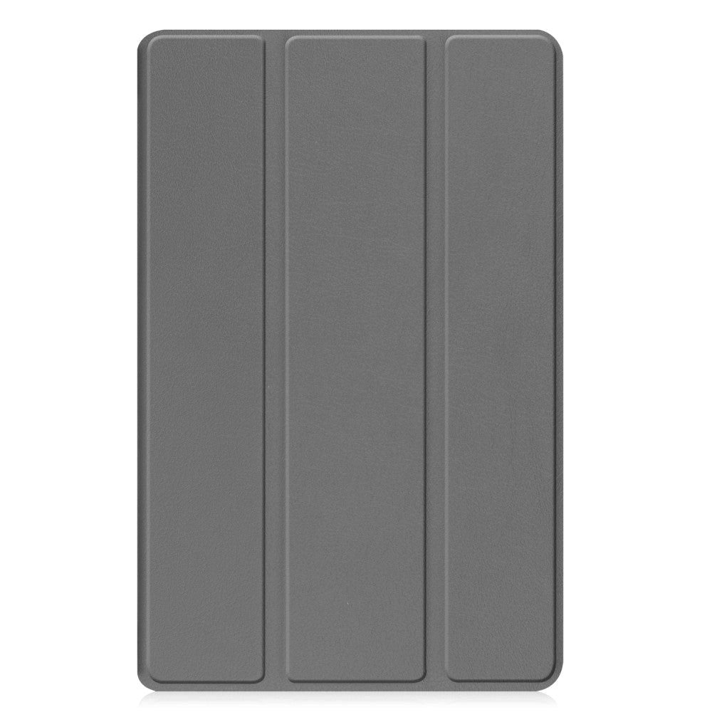 Samsung Galaxy Tab A9 Tri-Fold Leather Case w. Stand - Grey