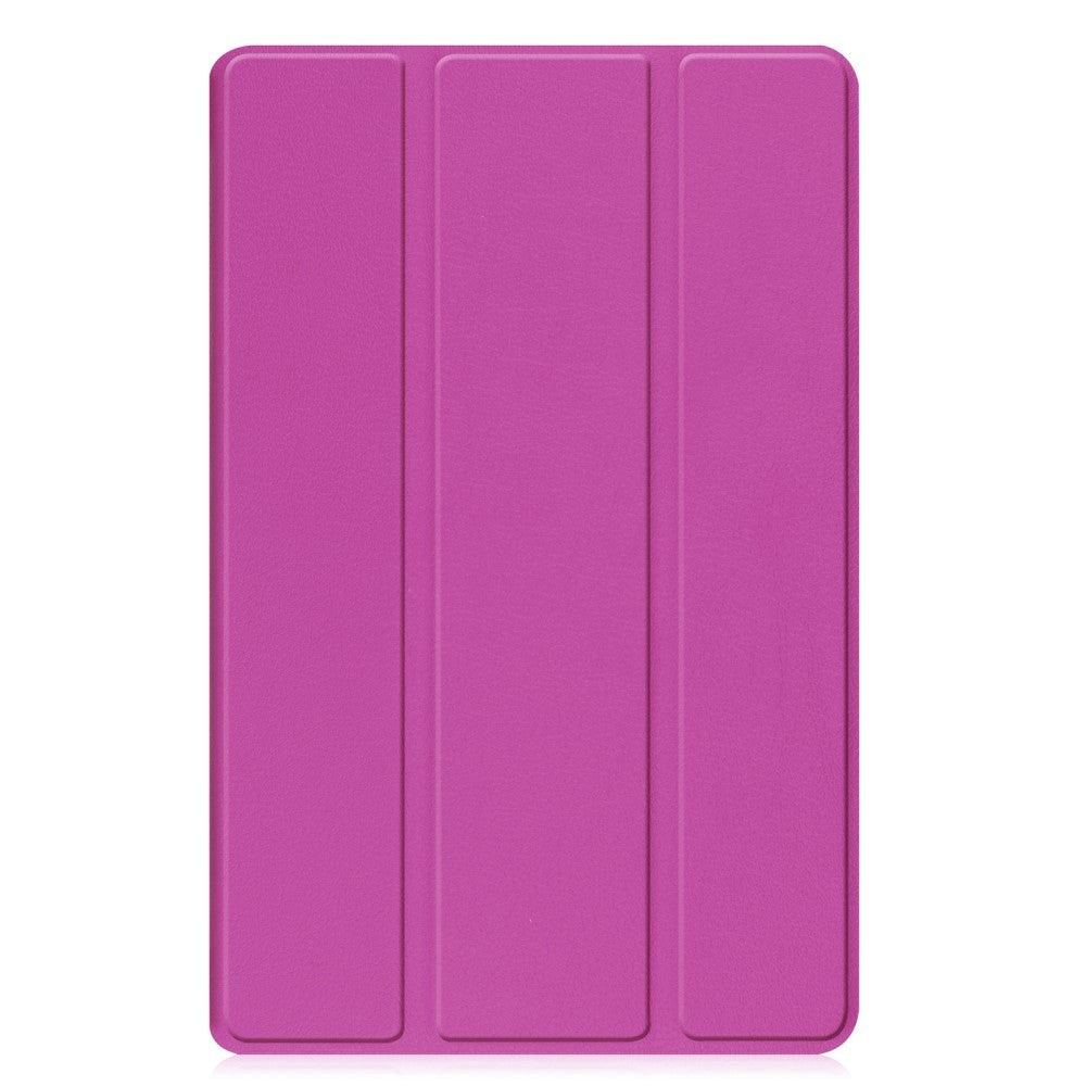 Samsung Galaxy Tab A9 Tri-Fold Leather Case w. Stand - Purple