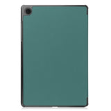 Samsung Galaxy Tab A9 Tri-Fold Leather Case w. Stand - Green