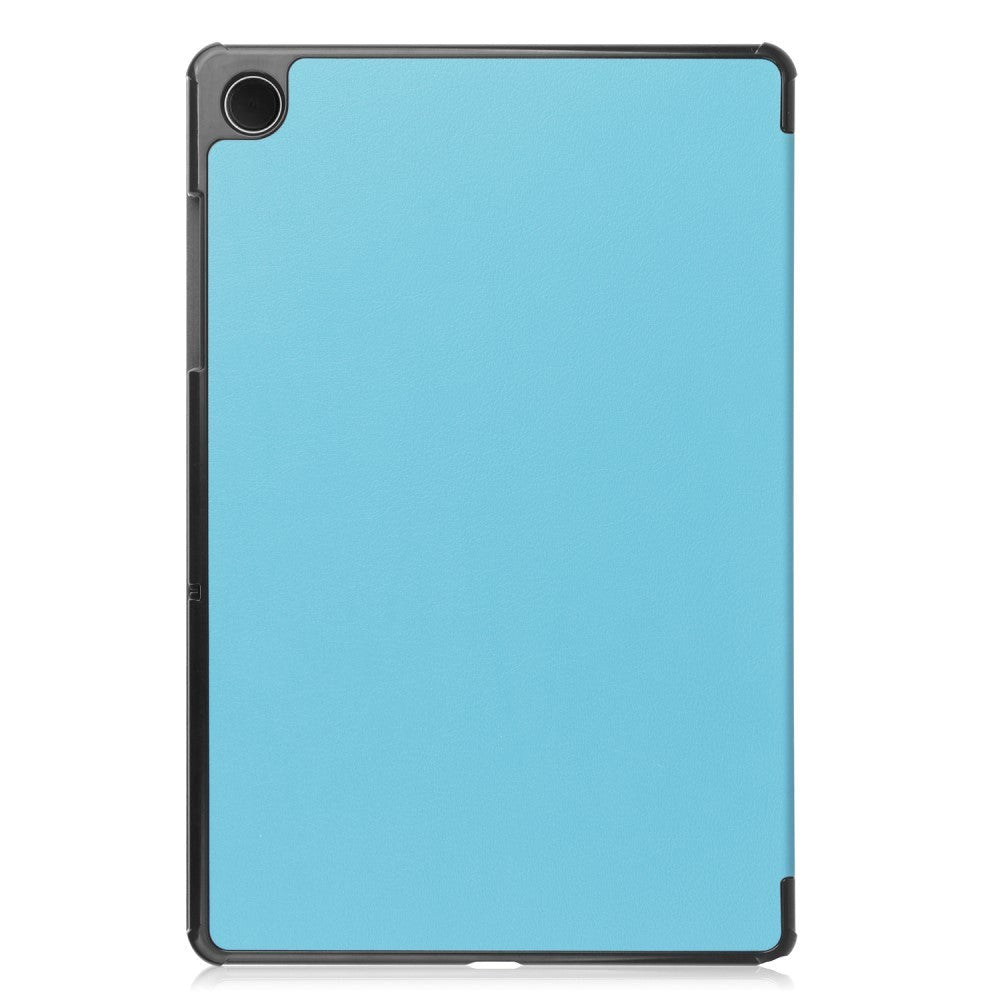 Samsung Galaxy Tab A9 Tri-Fold Leather Case w. Stand - Light Blue