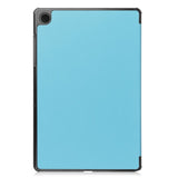 Samsung Galaxy Tab A9 Tri-Fold Leather Case w. Stand - Light Blue