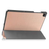 Samsung Galaxy Tab A9 Tri-Fold Leather Case w. Stand - Rose Gold