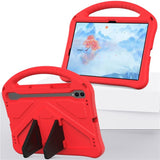 EIDERWOOD Samsung Galaxy Tab S9 / S8 / S7 Kids Case with Handle & Stand Function - Red