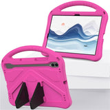 EIDERWOOD Samsung Galaxy Tab S9 / S8 / S7 Kids Case with Handle & Stand Function - Pink
