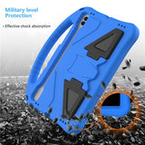 EIDERWOOD Samsung Galaxy Tab S9 / S8 / S7 Kids Case with Handle & Stand Function - Blue