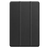 Lenovo Tab P12 Magnetic Tri-Fold Leather Case w. Stand - Black