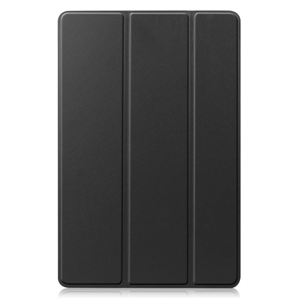 Samsung Galaxy Tab S9 FE Tri-Fold Leather Case w. Stand - Black