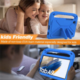 EIDERWOOD Samsung Galaxy Tab A11 / A9 Kids Case w. Kickstand - Blue