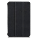 Samsung Galaxy Tab S9 FE+ (Plus) Tri-Fold Leather Case w. Stand - Black