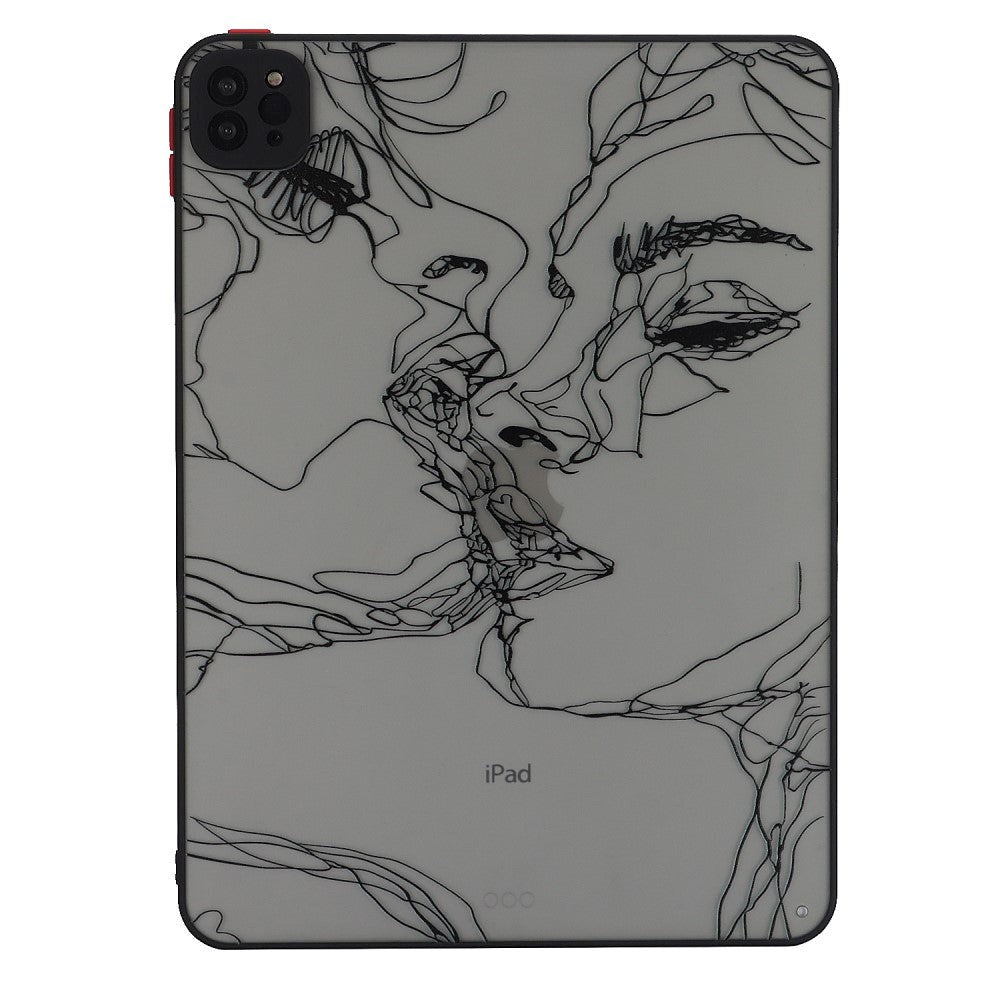 iPad Pro 11" (2022 / 2021 / 2020) Flexible Plastic Case - Matte Transparent / Faces