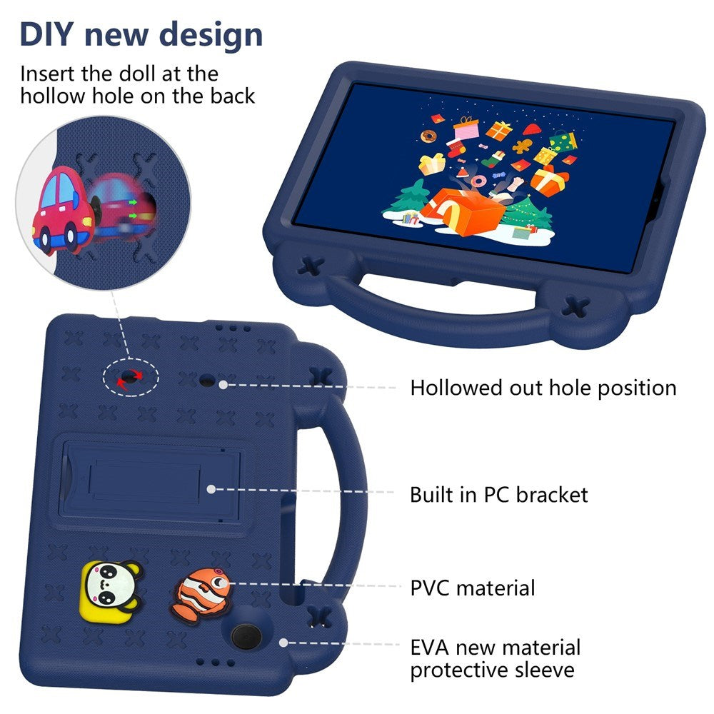 EIDERWOOD Samsung Galaxy Tab A11 / A9 Kids Case w. Kickstand - Dark Blue