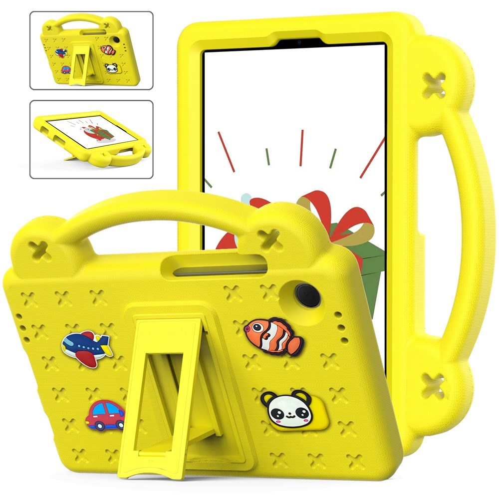 EIDERWOOD Samsung Galaxy Tab A11 / A9 Kids Case w. Kickstand - Yellow