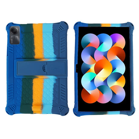 EIDERWOOD Xiaomi Redmi Pad SE Hybrid Case w. Stand Function & Shoulder Strap - Dark Blue