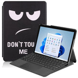 EIDERWOOD Microsoft Surface Go 4 Flip Case w. Standing Function - "Don't Touch Me"