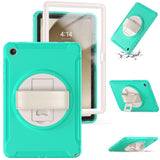 Samsung Galaxy Tab A9+ (Plus) Tough Case w. Handholder & Kickstand - Mint Green