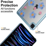 iPad Pro 11" ( 2022 / 2021 / 2020 / 2018) Flexible Plastic Case - Flowers and Strawberries