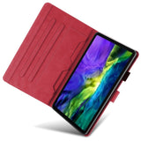 iPad Pro 11" (2022 / 2021 / 2020) Leather Flip Case w. Animal Motif - Red