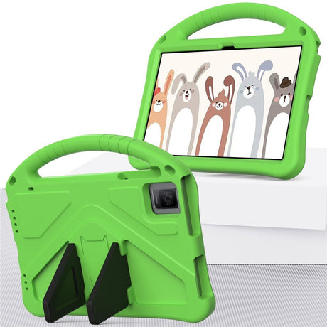 TCL Tab 10 Gen2 EIDERWOOD Kids Case with Handle & Stand Function - Green
