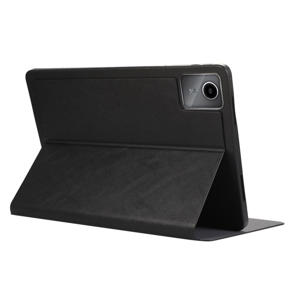 EIDERWOOD Lenovo Tab M11 Leather Case w. Stand - Black