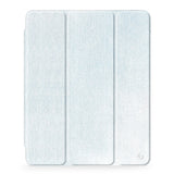 iPad Air 13" (2024) DUX DUCIS Unid Series Tri-Fold Flip Case - Transparent / Light Blue