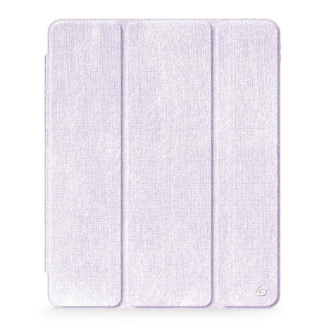 iPad Air 13" (2024) DUX DUCIS Unid Series Tri-Fold Flip Case - Transparent / Purple