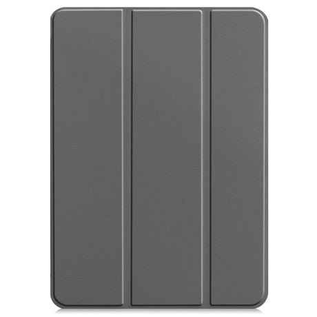 EIDERWOOD iPad Air 13" (2024) Tri-Fold Leather Flip Case - Grey