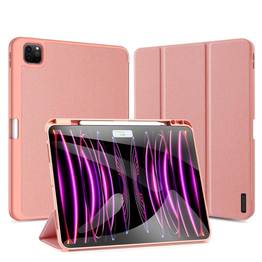 iPad Pro 13" (2025 / 2024) DUX DUCIS DOMO Series Flip Case w. Pen Holder - Pink