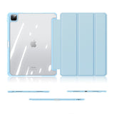 iPad Pro 13" (2024) Shockproof Case w. Pen Holder - Dux Ducis Toby Series - Transparent / Light Blue