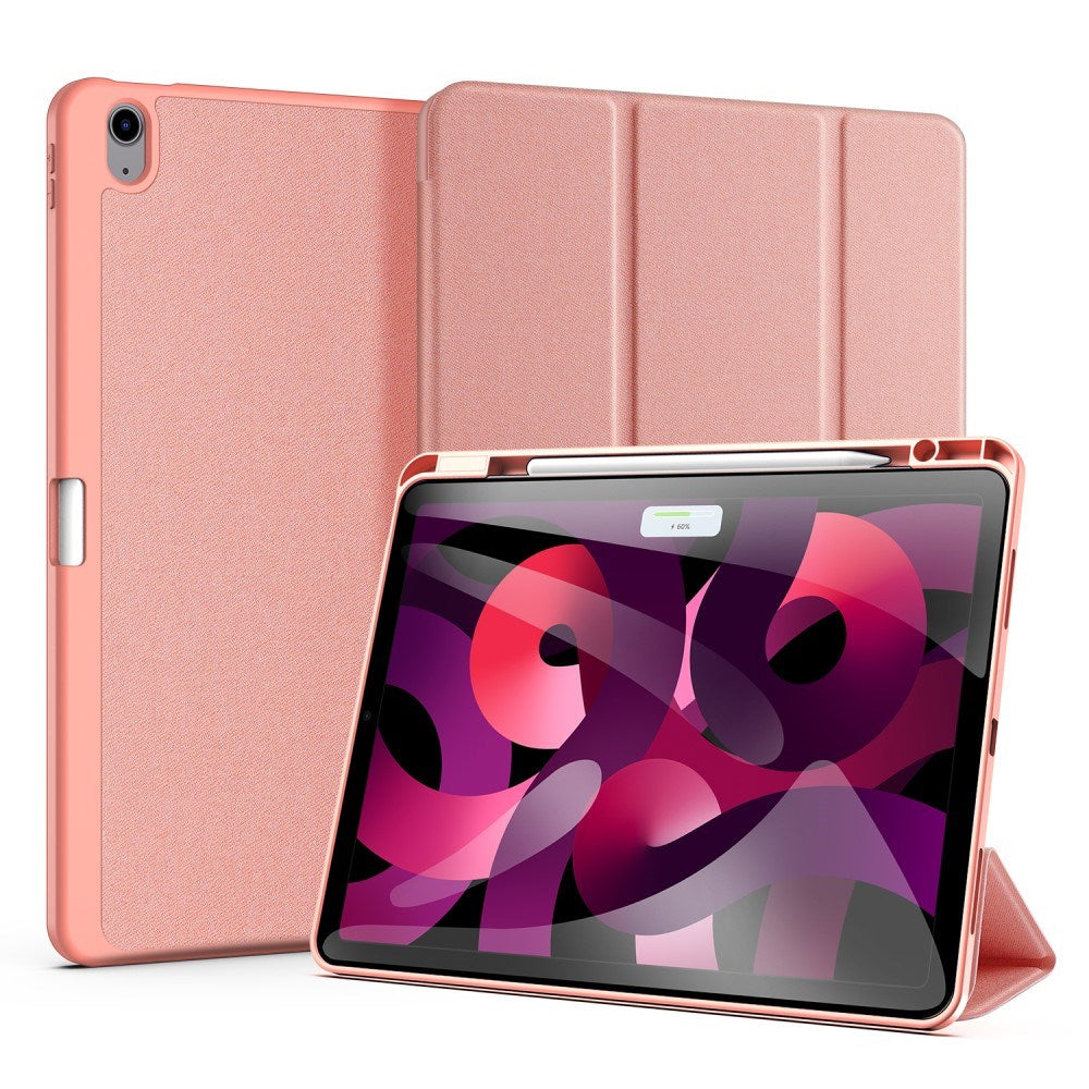 iPad Air 13" (2024) DUX DUCIS DOMO Series Flip Case w. Pen Holder - Pink