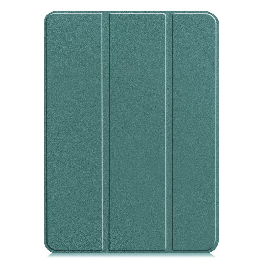 EIDERWOOD iPad Pro 13" (2024) Tri-Fold Leather Flip Case - Grey