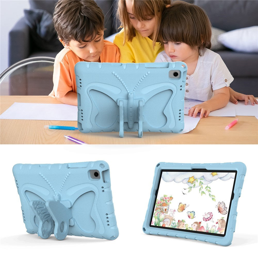 Samsung Galaxy Tab A11+ (Plus) / A9+ (Plus) EIDERWOOD Kids Case - Butterfly Kickstand Case - Light Blue