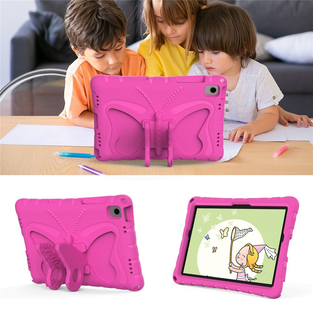 Samsung Galaxy Tab A11+ (Plus) / A9+ (Plus) EIDERWOOD Kids Case - Butterfly Kickstand Case - Hot Pink