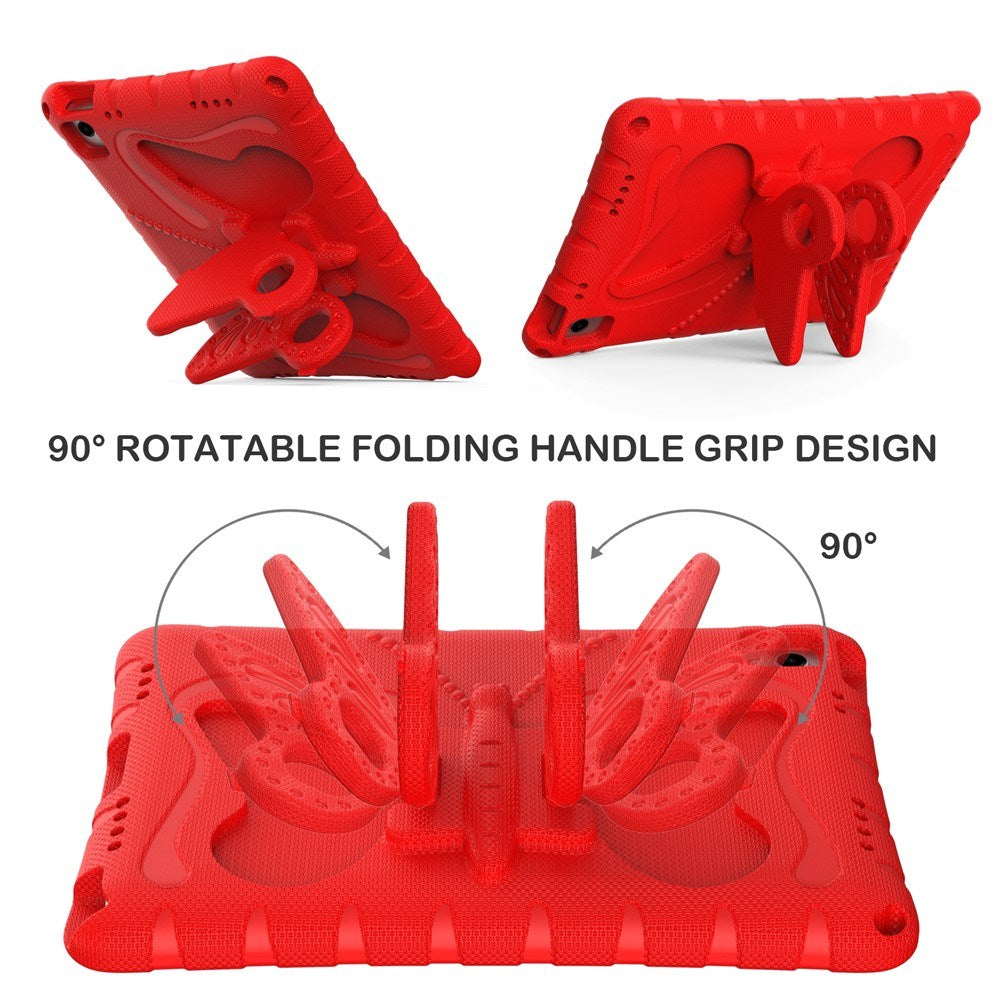 Samsung Galaxy Tab A11+ (Plus) / A9+ (Plus) EIDERWOOD Kids Case - Butterfly Kickstand Case - Red