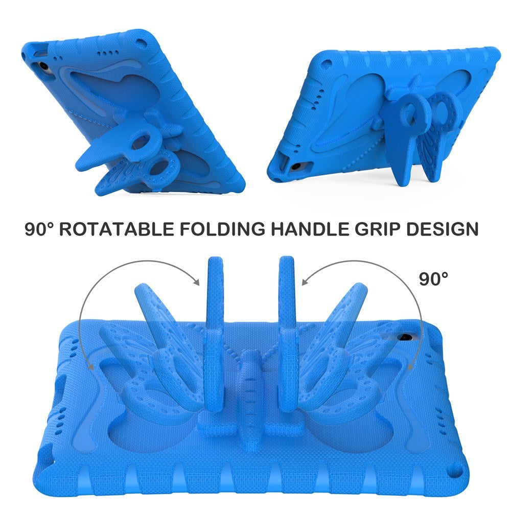 Samsung Galaxy Tab A11+ (Plus) / A9+ (Plus) EIDERWOOD Kids Case - Butterfly Kickstand Case - Blue