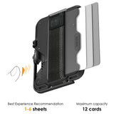 AULUMU Multifunctional Card Holder - MagSafe Compatible - Grey / Black