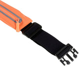 Running Belt with Reflector & Storage Pockets - Orange