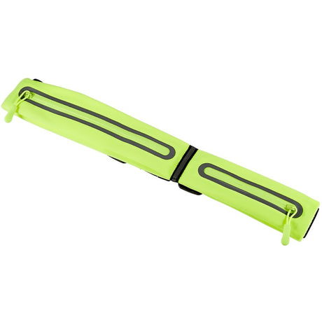 Running Belt with Reflector & Storage Pockets - Green