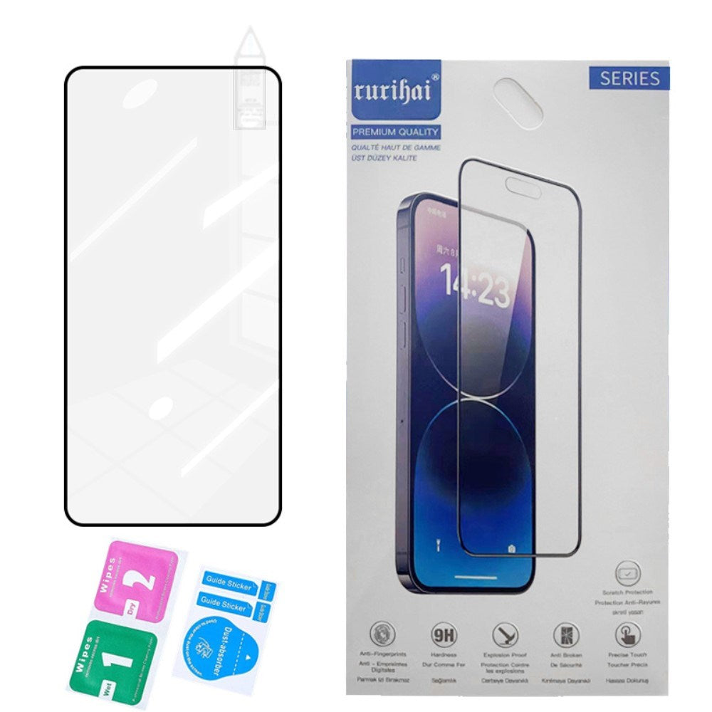 OnePlus Nord 4 (5G) Full Fit Tempered Glass Screen Protector - Transparent / Black Edge