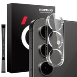 NORTHJO Samsung Galaxy S25 Tempered Camera Lens Glass - Transparent