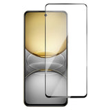 Realme C75 Full Fit Tempered Screen Protector Glass - Transparent / Black