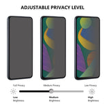 Samsung Galaxy S25 Edge Tempered Privacy Protective Glass - Transparent