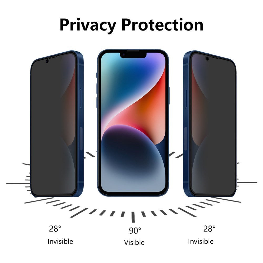 ENKAY iPhone 16e Anti-Spy Tempered Privacy Screen Protection - Transparent