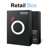 NORTHJO iPhone 16e Tempered Camera Lens Glass - 2 pcs. - Transparent / Black Edge