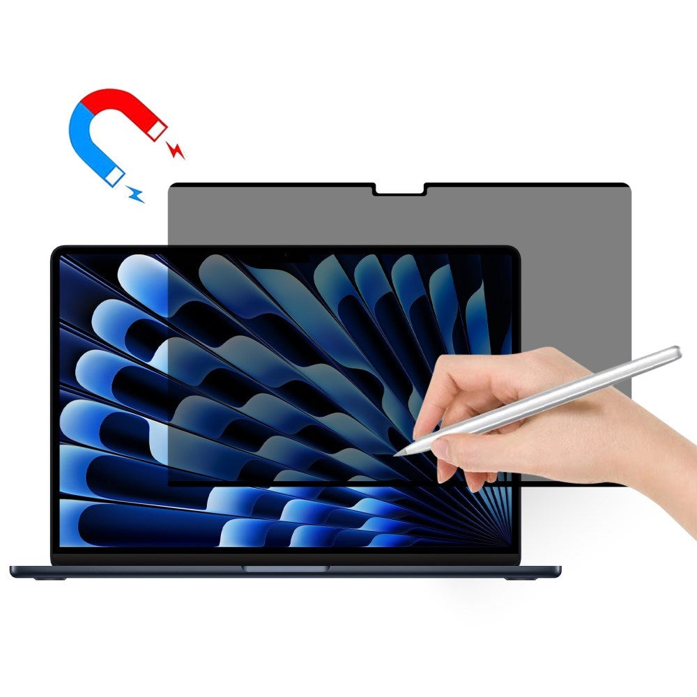 MacBook Air 15" M2/M3/M4 (2023-2025) Magnetic Privacy Screen Protector - Transparent